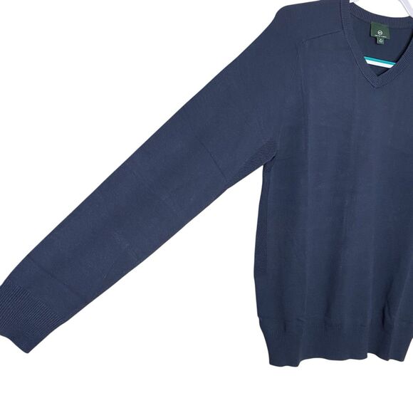 AG Adriano Goldschmied Sweater Mens M Green Blue V-Neck Preppy Lot of 2 NEW - Picture 9 of 16